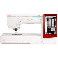 Janome Memory Craft 14000 Sewing Machine, White