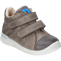 ECCO Children's Suede Rip-Tape Shoes, Grey