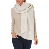 Betty & Co. Long Textured Scarf, Grey/Nature