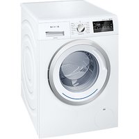 Siemens IQ300 WM12N200GB Freestanding Washing Machine, 8kg Load, A+++ Energy Rating, 1200rpm Spin, White