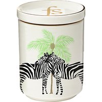 Fenella Smith Zebra And Palm Tree Candle With Lid