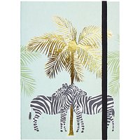 Fenella Smith Zebra Palm Tree Print Notebook