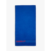 Speedo Woven Border Towel, Blue