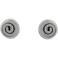 Monet Spiral Ball Stud Earrings