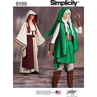 Simplicity Women's Costume Sewing Pattern, 8199