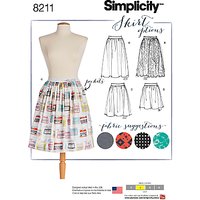 Simplicity Women's Skirts Sewing Pattern, 8211