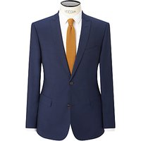 Kin By John Lewis Miller Pindot Slim Fit Suit Jacket, Bright Blue