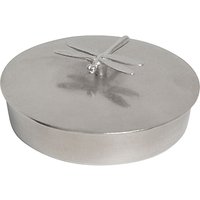 Lancaster And Gibbings Dragonfly Jewellery Box, Pewter, Large