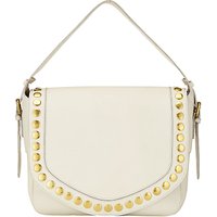 AND/OR Maya Leather Slouch Shoulder Bag, Cream
