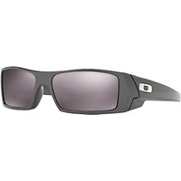 Oakley OO9014 Gascan Prizm Polarised Wrap Sunglasses, Granite/Grey