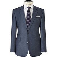 John Lewis Flannel Tailored Suit Jacket, Airforce Blue