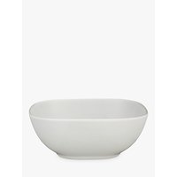 House By John Lewis Eat 15.2cm Square Cereal Bowl, White