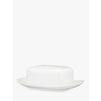 House By John Lewis Eat Butter Dish, White