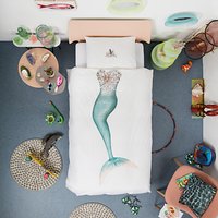 Snurk Mermaid Duvet Cover And Pillowcase Set, Single