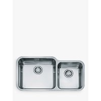 Franke Largo LAX 120 45-30 Undermounted 1.75 Bowl Kitchen Sink, Stainless Steel