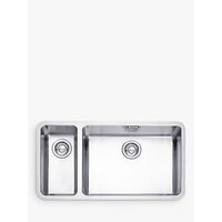 Franke Kubus KBX 160 55-20 Right Hand 1.5 Bowl Undermounted Kitchen Sink, Stainless Steel