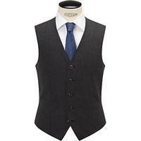 Chester By Chester Barrie Semi Plain Wool Slim Fit Waistcoat, Grey