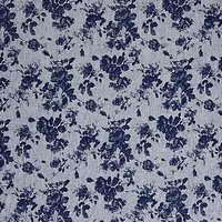 Viscount Textiles Rose Chambray Print Fabric