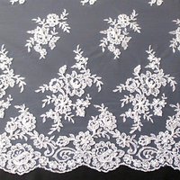 Carrington Fabrics Naomi Bead Bridal Lace Fabric