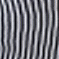 Montreux Fabrics Narrow Stripe Jersey Fabric, Navy/Grey