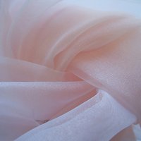 Carrington Fabrics Flirtation Organza Fabric, Blush