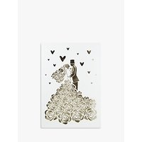 Quire Collections Rose Wedding Dress Wedding Card