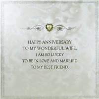 Five Dollar Shake Wonderful Wife Anniversary Card