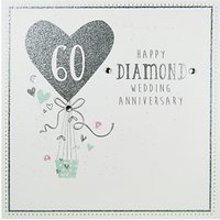Carte Blanche Diamond Anniversairy Greeting Card