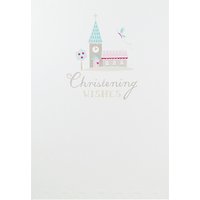 Carte Blanche Christening Greeting Card