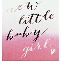 Pigment Baby Girl Greeting Card