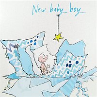 Woodmansterne New Baby Boy Greeting Card