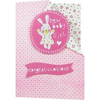 Paper Salad New Baby Girl Card