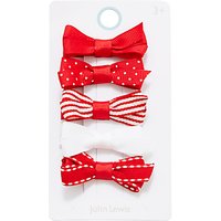 John Lewis Girls' Mixed Bow Clips, Pack Of 5