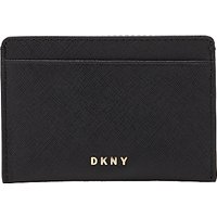DKNY Bryant Park Small Leather Card Holder, Black