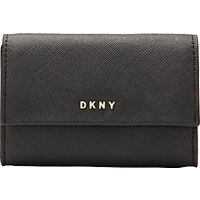 DKNY Bryant Park Saffiano Leather Card Case, Black