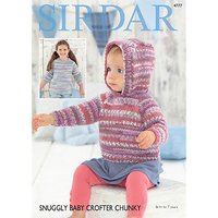 Sirdar Baby Crofter Chunky Jumper Knitting Pattern, 4777