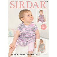 Sirdar Snuggly Baby Crofter DK Dress Knitting Pattern, 4754