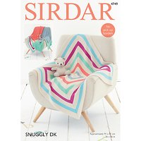 Sirdar Snuggly DK Baby Blankets Knitting Pattern, 4749