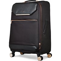 Ted Baker Soft Albany 71cm 4-Wheel Suitcase, Black