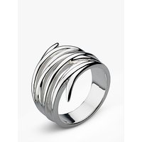 Kit Heath Twine Helix Wrap Ring, Silver