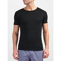 John Lewis Short Sleeve Thermal T-Shirt, Black