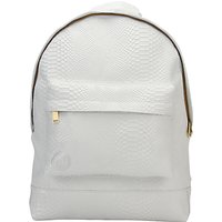 Mi-Pac Faux Python Backpack, White