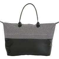 Mi-Pac Microdot Weekender Bag, Black/White