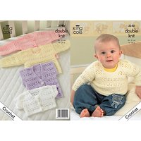 King Cole Comfort DK Baby Jumper Crochet Pattern, 3250