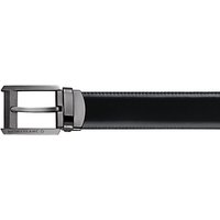 Montblanc Starwalker Pin Buckle Reversible Leather Belt, One Size, Black/Brown