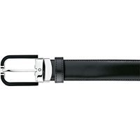 Montblanc Inlay Horseshoe Reversible Belt, One Size, Black/Brown