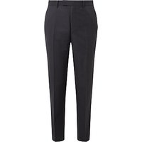 John Lewis Ermenegildo Zegna Super 160s Wool Semi Plain Tailored Suit Trousers, Grey