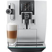 Jura J6 Bean To Cup Coffee Machine, Brilliant Silver