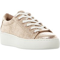 Steve Madden Bertie-C Lace Up Trainers, Rose Gold