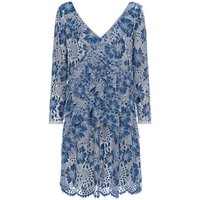 French Connection Antonia Lace Dress, Meru Blue